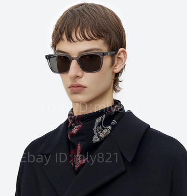 GentleMonster Days Day GC12 Sunglasses Gray Frame Black Lenses | eBay