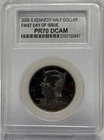 2006-S Kennedy Half Dollar Silver Proof PR70 DCAM PCC First Day of Issue