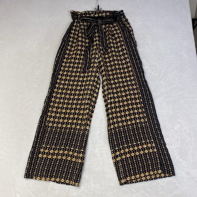 Anthropologie Ett:twa Metzner Wide-Leg Trousers Belted Size 2 28x29