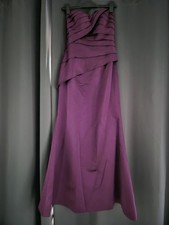 Purple prom dress, ball gown, bridesmaid dress,size 12 has corset lace up bodice