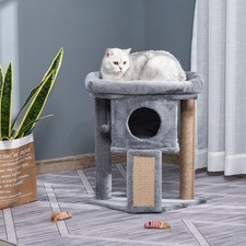  Cat Tree Tower Scratching Post Activity Centre Grey