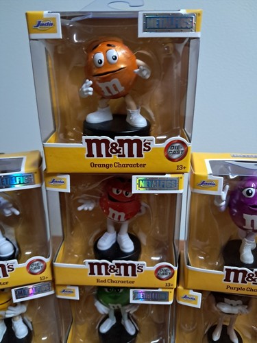 New Complete Set Of 7 ~ 2.5" MetalFigs M & M Figures Factory Sealed Jada Toys - Picture 5 of 21