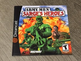 Army Men Sarge's Heroes Sega Dreamcast Complete CIB w/Reg Card Authentic