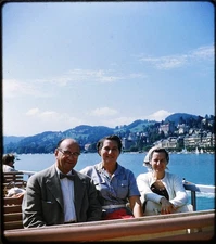 Lake Lucerne Switzerland on to Bürgenstock - 1959 Stereo Realist 3D Slide #1503