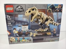 LEGO Jurassic World T. rex Dinosaur Fossil Exhibition 76940 Retired DAMAGED BOX