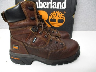 Timberland Pro Helix Mens Sz 9 wide Boots Waterproof Composite Safety Toe, 8 