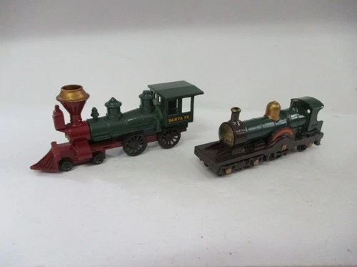 Matchbox Lesney Yesteryear Y-13 Santa Fe & Y-14 Duke of Connaught trains, loose