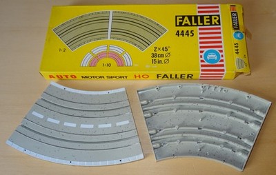 Faller AMS 4445 Schienen 2 Kurven gebogen 45°