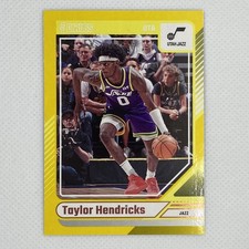 2024-25 Panini Donruss - Taylor Hendricks #84 Yellow Flood