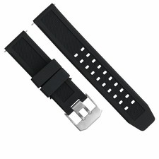 23MM RUBBER WATCH WATCH BAND STRAP FOR CITIZEN NAVIHAWK ECO DRIVE WATCH