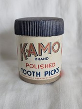 Kamo Paxton Gallagher Advertising Toothpick Can Container Cardboard Kamo Paxton Gallagher Advertising Toothpick Can Container Cardboard