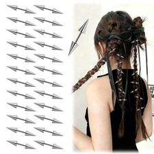 25PCS Goth Hair Clips for Women,Punk Spiked Metal Gothic Hair Accessories for...