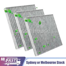 3 Car Pollen Cabin Air Filter For Toyota Camry Sienna Yaris RAV4 Subaru Outback'