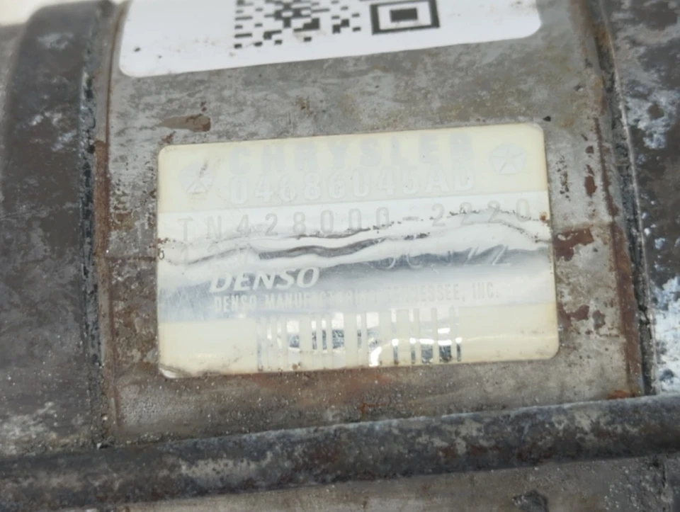 Chrysler Town & Country Car 2004-2005 motor de arranque solenoide fabricante original BJMBE Foto 2 de 4