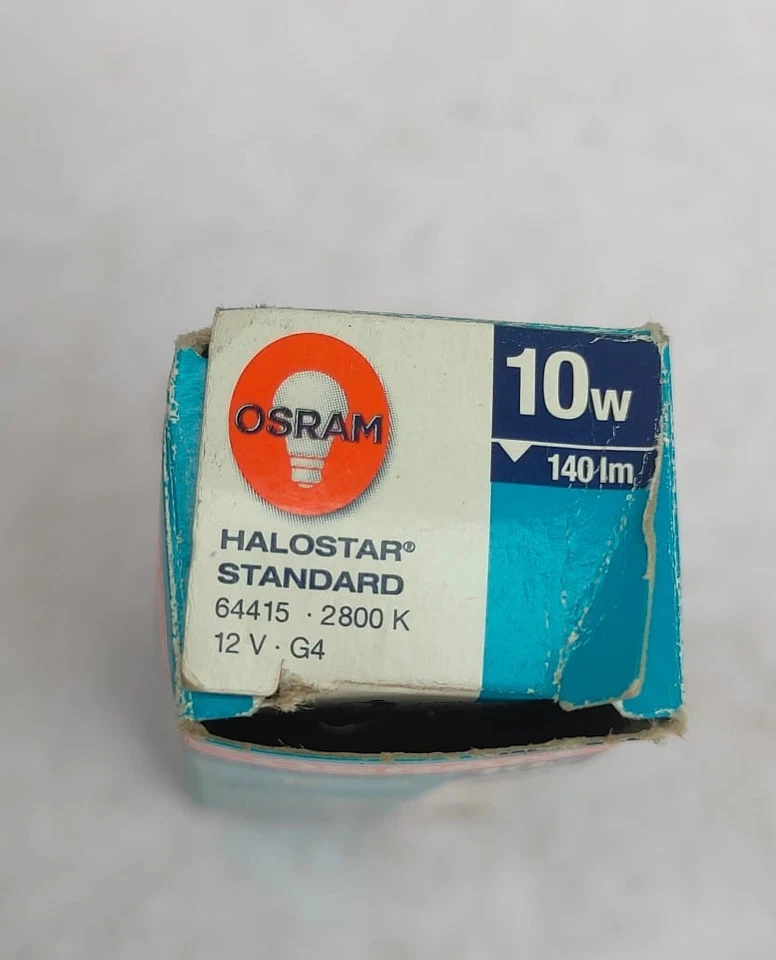 OSRAM HALOSTAR STANDARD 64415 12V 10W 2800K G4 LOT OF 16 - Image 2 of 4
