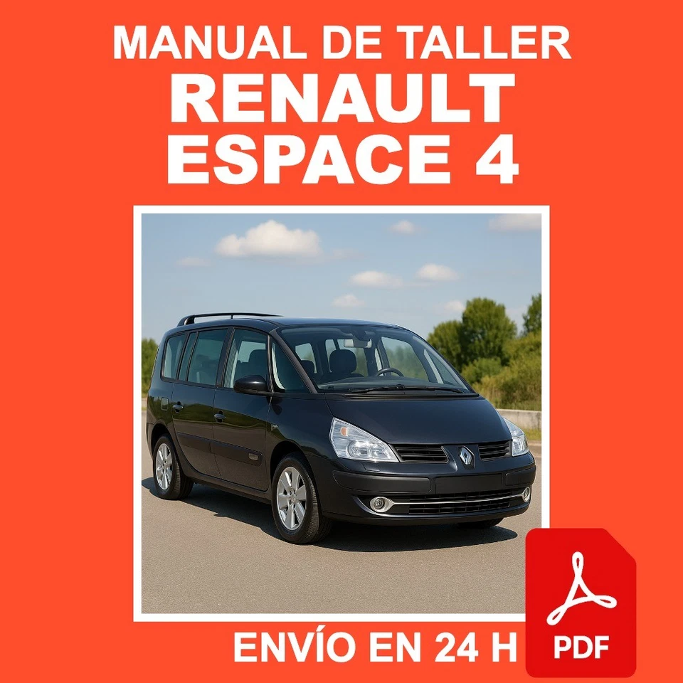 Manual de Taller Renault Espace 4 2009 Reparacion CD PDF ES - Imagen 1 de 1