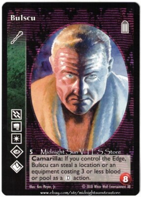 Bulscu Ventrue Keepers of Tradition 2018 BCP V:TES VTES Vampire CCG