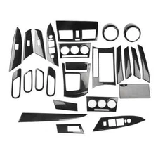 For Mazda 3 Mazda3 2010-2013 ABS Carbon Fiber Car Interior Gear Cover Stickers