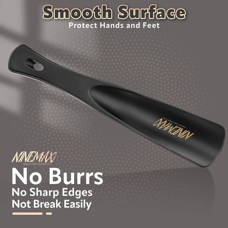 Plastic Shoe Horn 7.5Inch, Travel Shoe Horns Small Short Portable with Hook for - Image 3 of 4