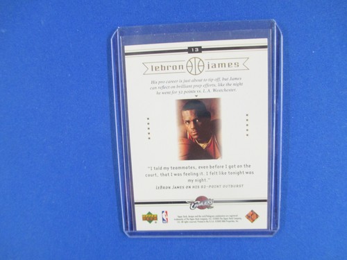 2003 Upper Deck LeBron James # 13 NMT Rookie card?? - Picture 2 of 2