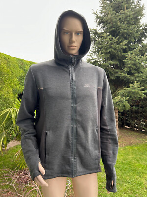 KALENJI  Herren Kapuzenjacke - in Dunkelgrau - Gr. XL