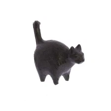 Cast Iron Botero Cat