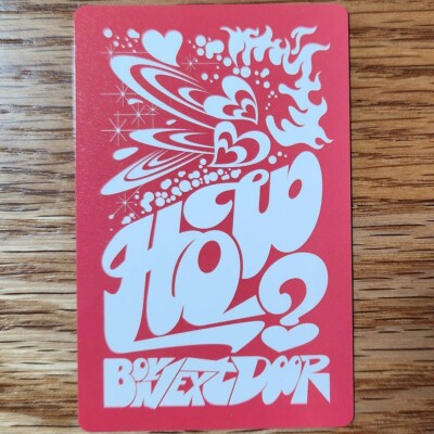 Woonhak Official Photocard Boynextdoor 2nd EP Album How Genuine