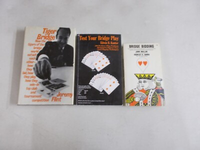 3 BRIDGE BIDDING TEST MIXED LOT PLAY TIGER MALLON KANTAR FLINT SIMON SCHUSTER