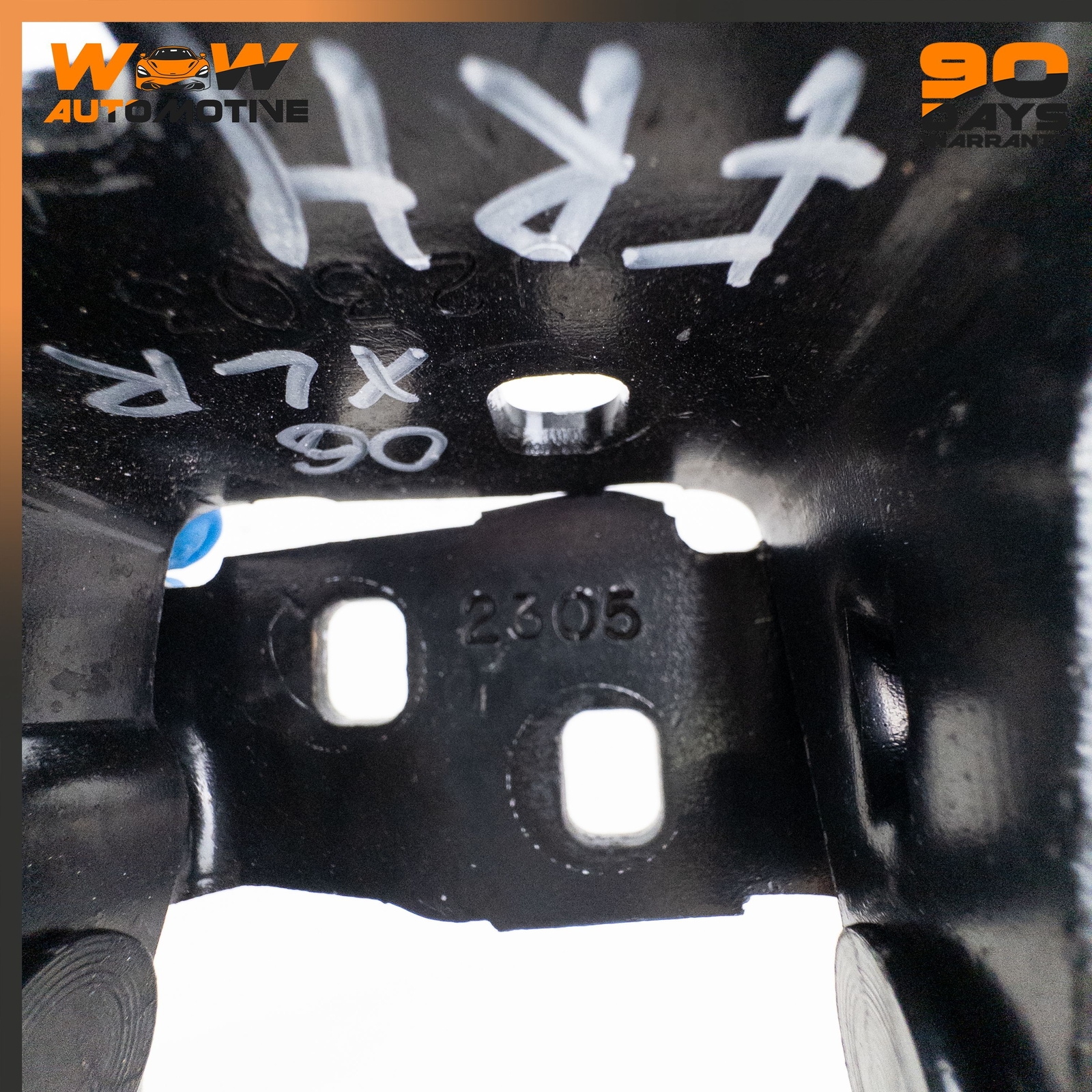 08-13 CADILLAC XLR CORVETTE C6 FRONT RIGHT PASSENGER SIDE DOOR HINGE SET OEM
