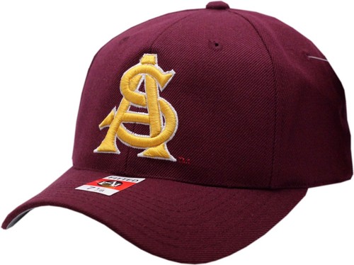 Sun Devils Fitted Hat Curved Brim | eBay