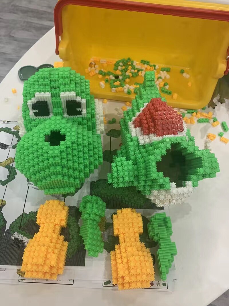 Super Mario Yoshi Magic Blocks Set,2760pcs Mini Building