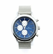 Debenhams - RJR John Rocha Mens Chronograph Watch Silver Mesh Bacelet