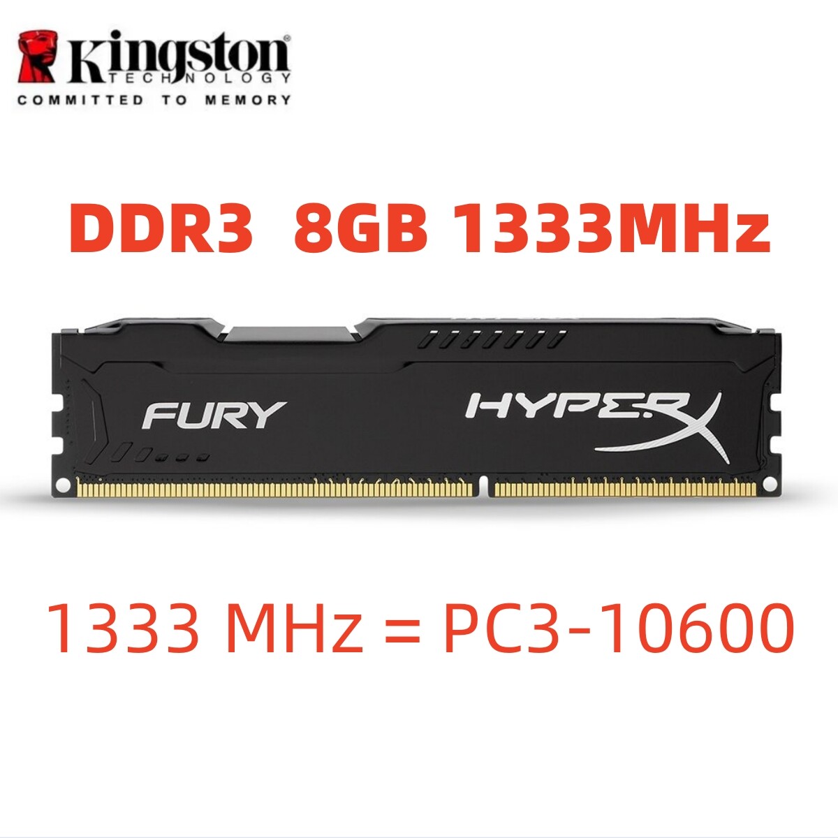 Memory Ram Hyperx Fury 8gb Ddr3 1333mhz Memory Ddr3 Pc 14200