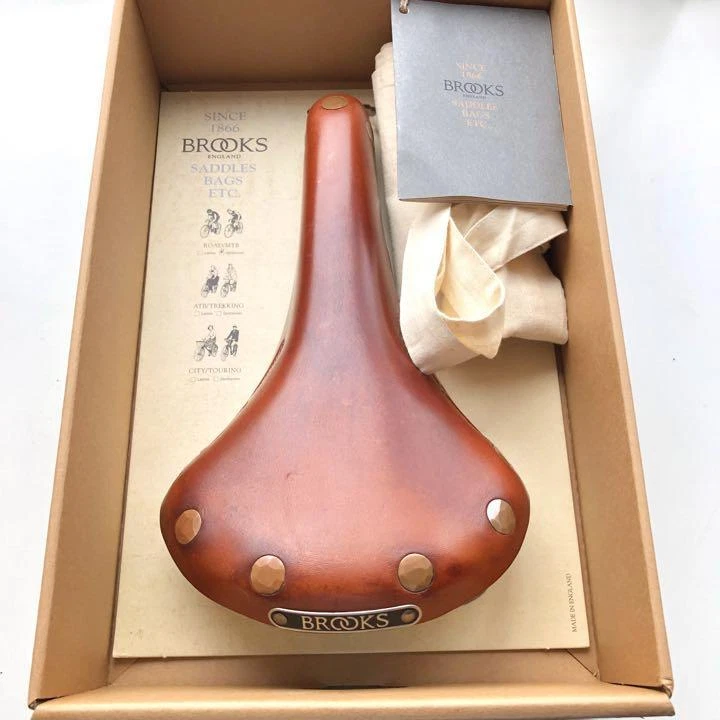 Brooks Swift Titanium Saddle HoneyJP