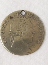  1768 Great Britain Spade Guinea Gaming Token. Holed . Scarce 