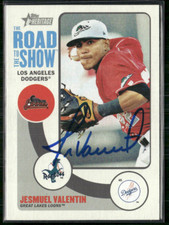 Jesmuel Valentin Signed 2014 Heritage Minors Road to the Show IP Auto #RTTS-JV