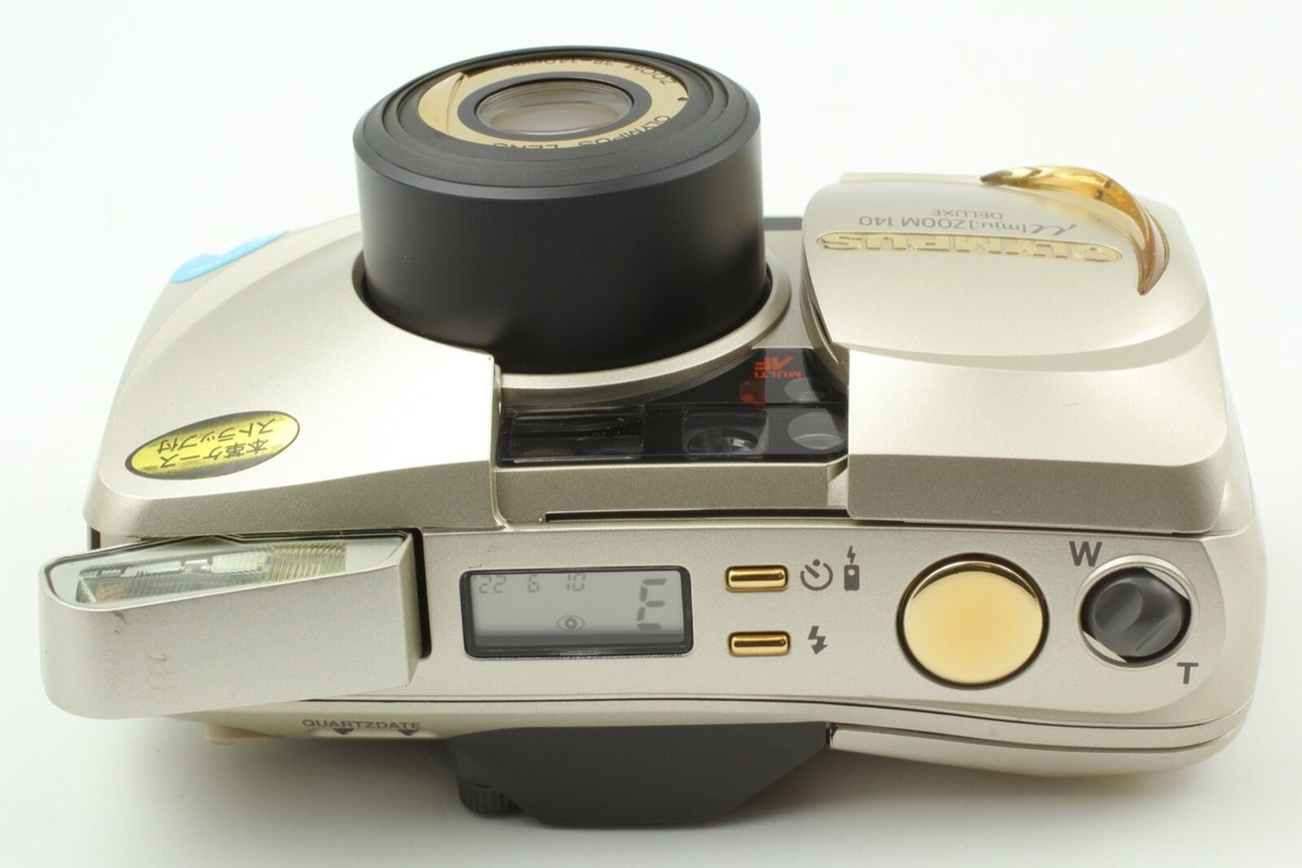 Near Mint】 Olympus μ mju Zoom 140 DELUXE Point&Shoot Film Camera