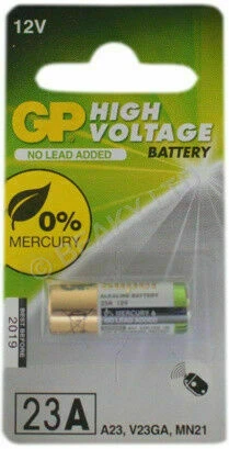 GP 23A 12V Alkaline Battery - Pack of 5