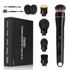 Electric Makeup Brush Rechargeable Multifunctional Foundation Blush Brush 5Heads