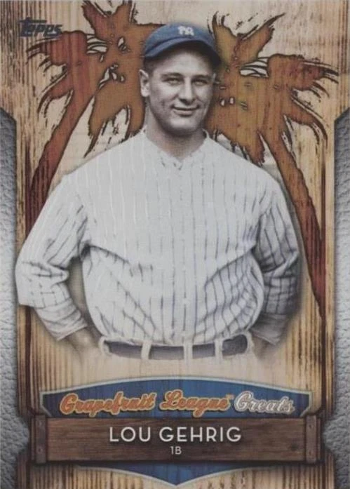 Lou Gehrig 2019 Season Baseball Sports Trading Cards & Accessories