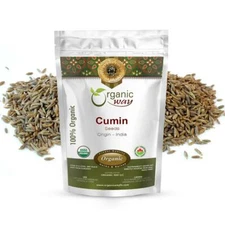Cumin Seeds Whole - Organic & Kosher Certified | Raw, Vegan & USDA Certified