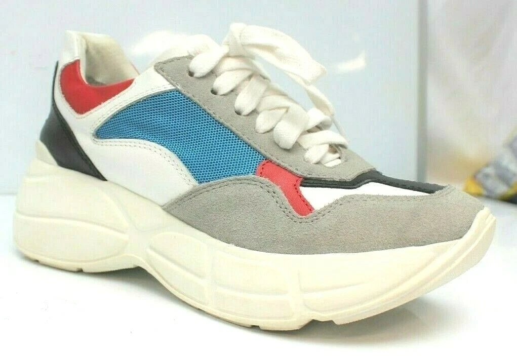 Steve Madden Womens Memory Platform Wedge Low Top Sneaker Size 6.5
