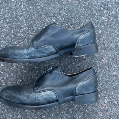 LA BOTTEGA voters genuine leather loafers ankle boots womens 7.5 true to size