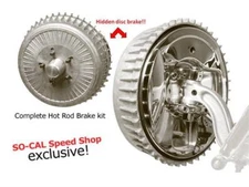 SO-CAL SPEED SHOP HOT ROD FRONT BRAKES PLAIN/UNPOLISHED 001-62024 HOT RAT ROD