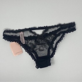 Agent Provocateur Rosa Black Brief AP2 Small NWT