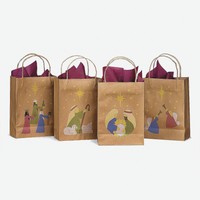 Nativity Paper Bags (1 Dozen) - Bulk Nativity Paper Bags (1 Dozen) - Bulk