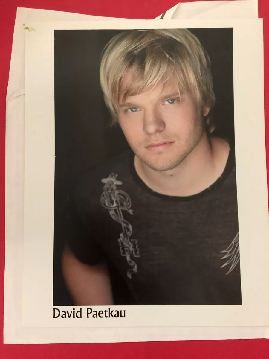 David Paetkau #1 , original talent agency headshot photo with credits | eBay