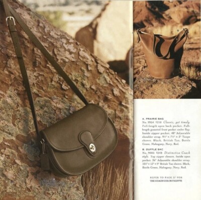 OLD COACH オールドコーチ 9954 Prairie Bag ブラック Coach Vintage 9954 Black Leather Prairie Bag Crossbody Shoulder