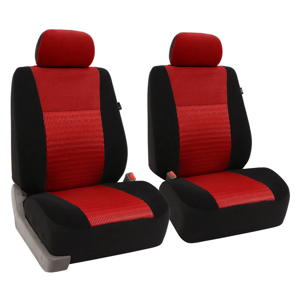 Fundas de asiento completas 3 filas 7 plazas rojas negras SUV furgoneta ajuste universal para la mayoría de los vehículos Foto 2 de 4