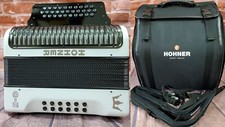 Hohner Corona C-II Redesigned White GCF / Sol 31 Button Accordion  German Made